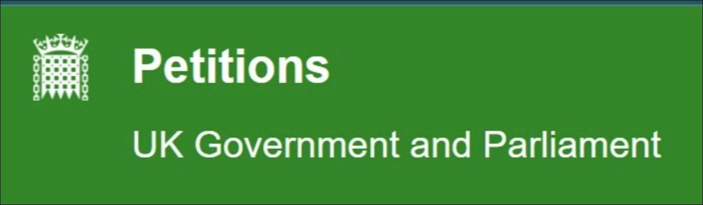 UK Government and Parliament Petitions logo.