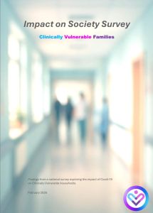Impact on Society Survey report cover: a blurred school corridor.